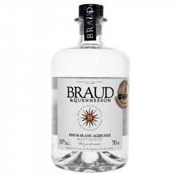 Braud & Quennesson - Rhum blanc Agricole - 55° - 70 cl 