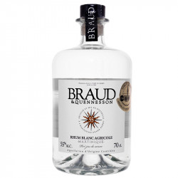 Braud & Quennesson -Weisser Rum Agricole - 55° - 70 cl 