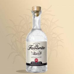 Rhum Blanc AOC - 50° - Coeur de Canne - 70 cl - la Favorite